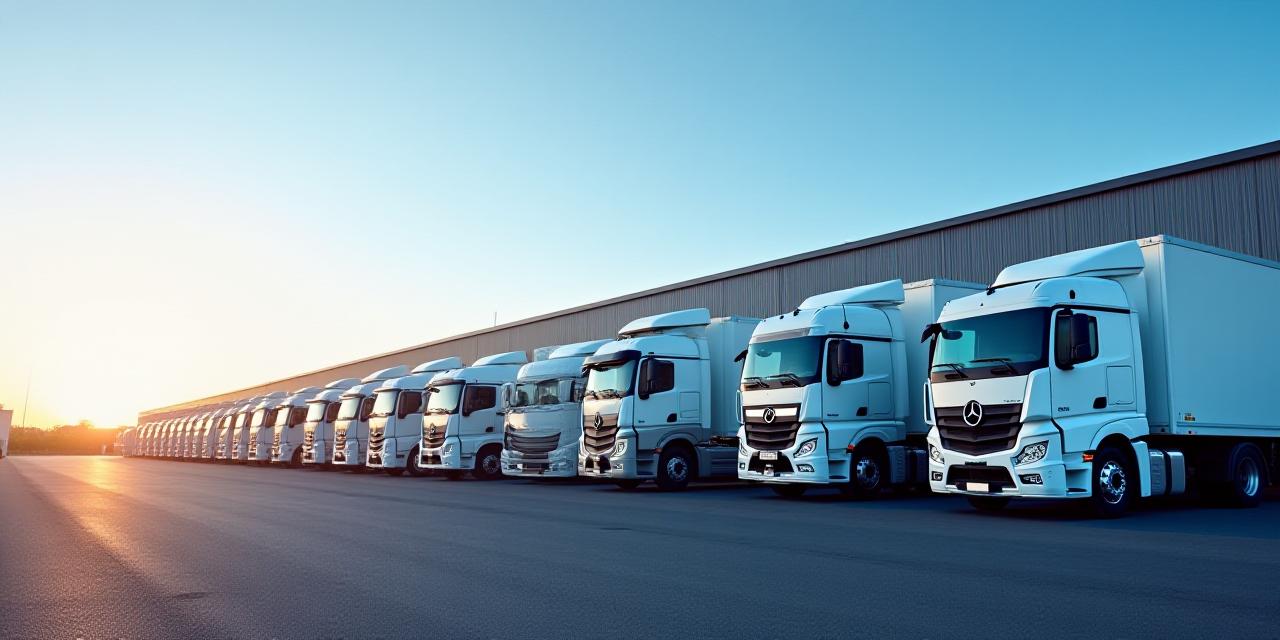 Dedicated fleet lineup for B2B contract solutions
